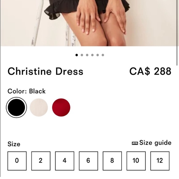 Reformation Christine Dress in Moray Size 4 - Picture 7 of 7